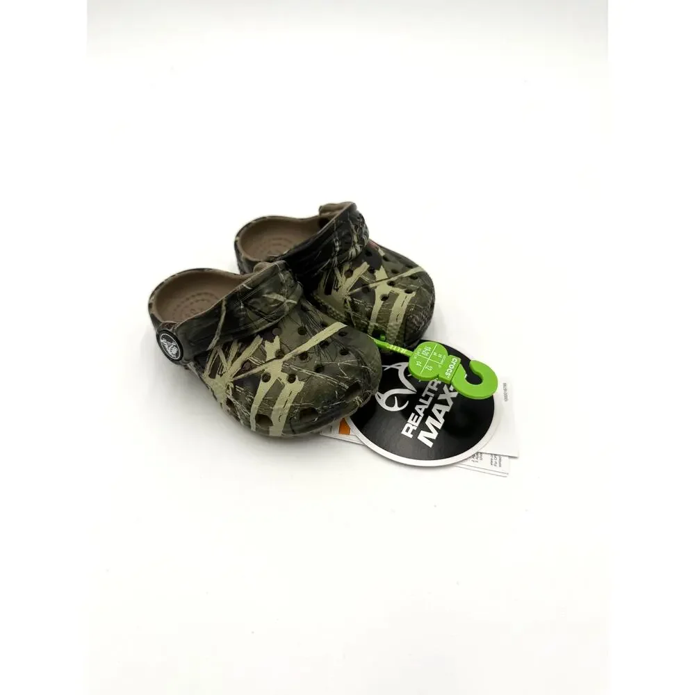 NWT Crocs Kids Realtree Classic Clog - c4 - toddler 4